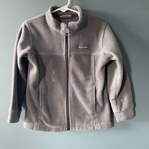 Columbia Heather Gray Fleece Jacket